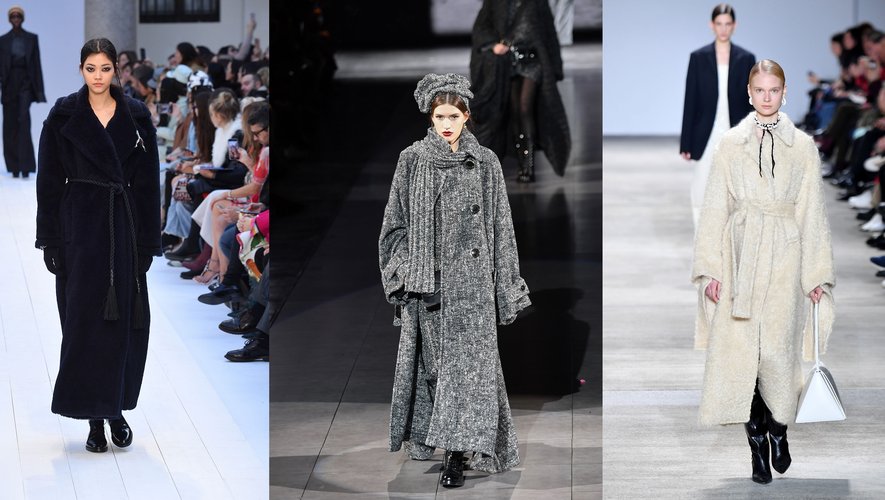 Le manteau longueur XXL par Max Mara, Dolce & Gabbana et Jil Sander.