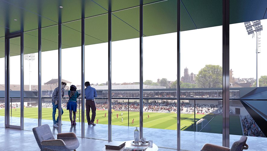 Stade Rodez Le nouveau stade Paul-Lignon de Rodez en met plein la vue ...
