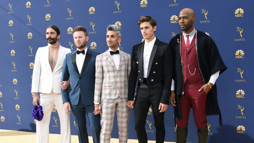 L'émission "Queer Eye", portée par Jonathan Van Ness, Bobby Berk, Tan France, Antoni Porowski et Karamo Brown, a remporté trois Emmy Awards en 2018.