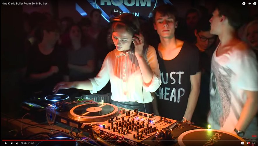 "Nina Kraviz Boiler Room Berlin DJ Set" sur YouTube