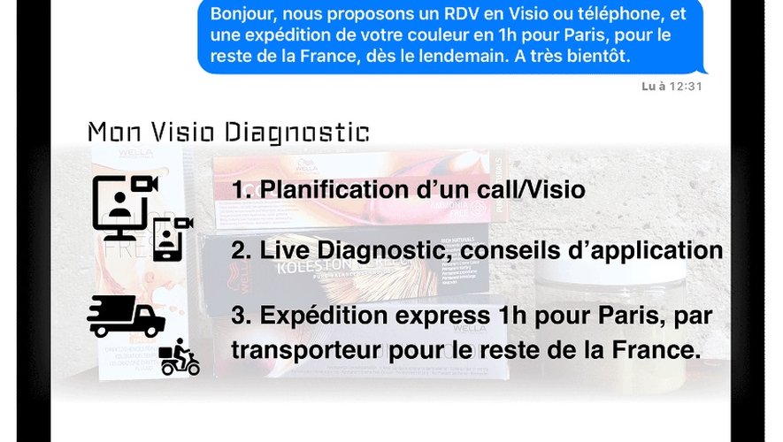 Christophe-Nicolas Biot propose désormais un service de diagnostic coloration en visioconférence pour faire face au confinement.
