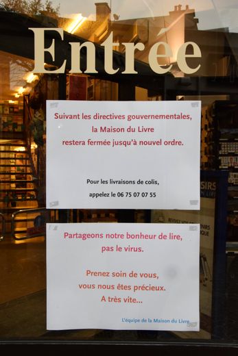 La Maison du Livre est fermée depuis le 16 mars.