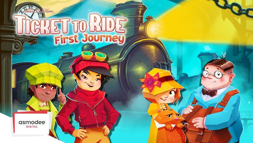 'Ticket to Ride: First Journey' s'adresse à toute la famille.