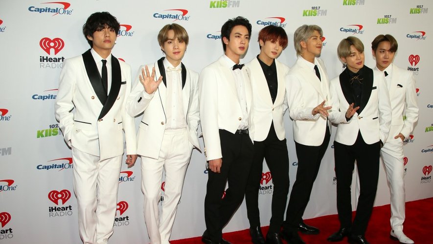 Le groupe sud-coréen BTS au iHeartRadio Jingle Ball organisé par KIIS FM à Los Angeles le 6 décembre 2019