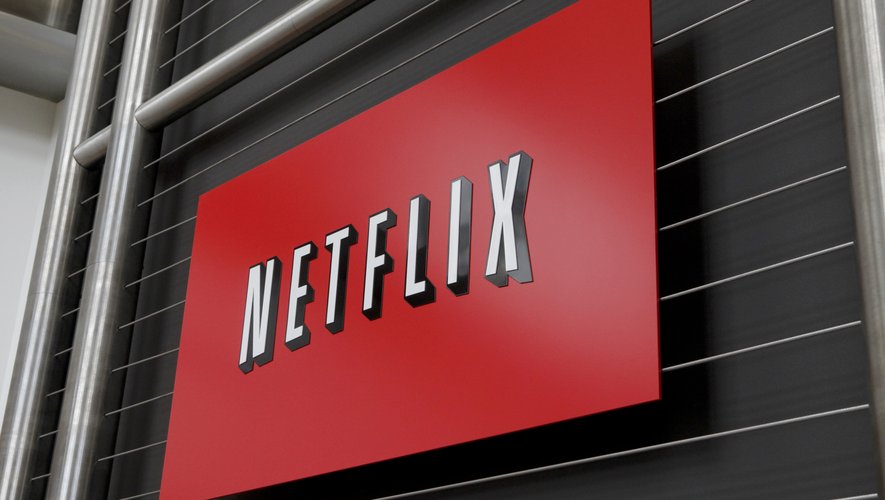 The Netflix company logo is seen at Netflix headquarters