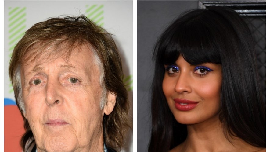 Paul McCartney (à gauche) et Jameela Jamil contribueront à l'opération 'Dear NHS: 100 Stories to Say Thank You'