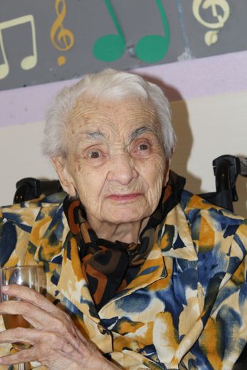 Odette Grès fête ses 100 ans à la maison de retraite