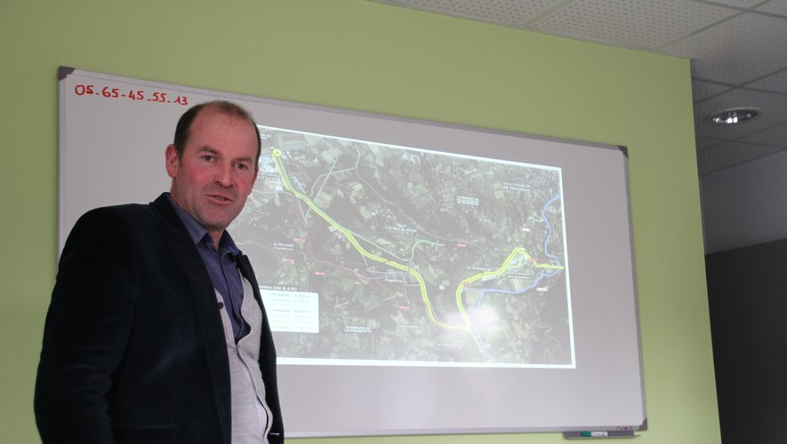 André At confirme une accélération ds reprises des chantiers routiers dans l’ouest Aveyron.