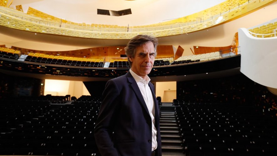 Le directeur général Laurent Bayle fait partie d'une dizaine de personnes qui passent presque quotidiennement à la Philharmonie de Paris.