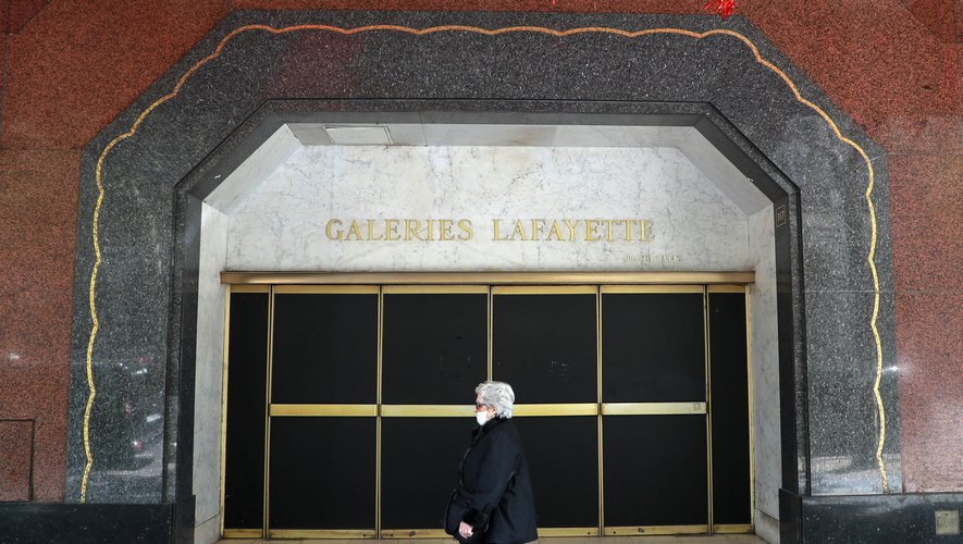 Les Galeries Lafayette resteront fermées au public jusqu'au 10 juillet