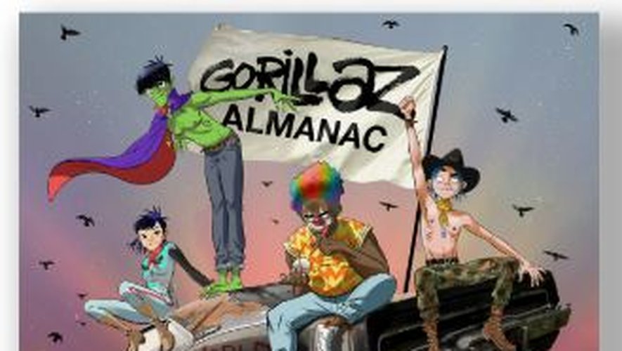 British virtual band Gorillaz will release their first-ever almanac this fall.