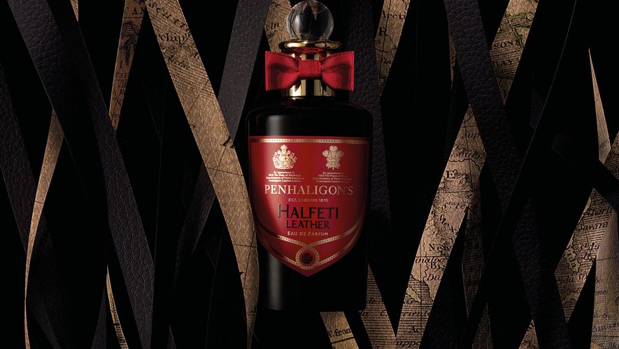 Le parfum "Halfeti Leather" de Penhaligon's.