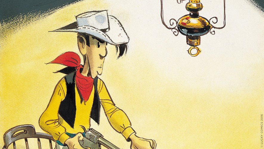 L'album "Un cow-boy dans le coton" (48 pages, 10,95 euros), dessiné comme les précédents par Achdé, sortira le 23 octobre chez Lucky Comics