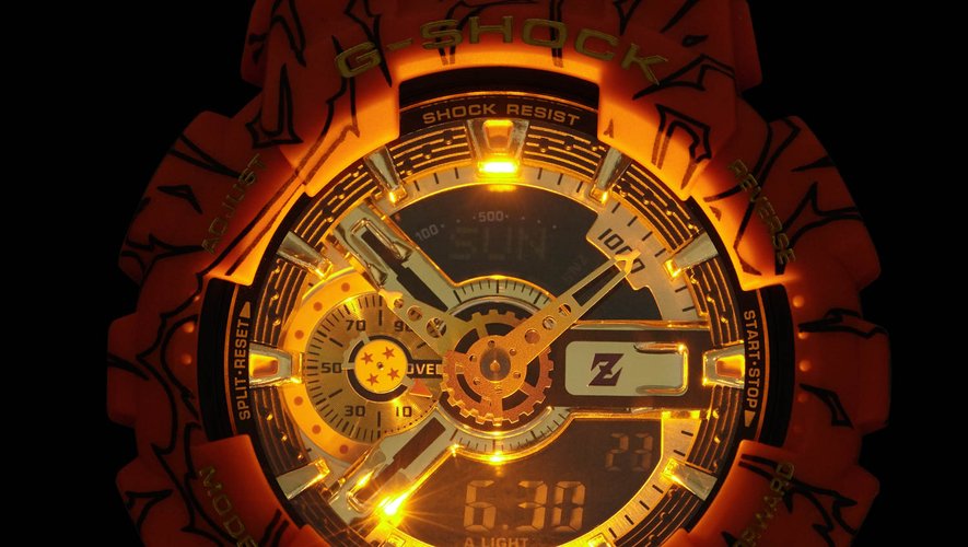 La montre issue de la collaboration G-Shock x Dragon Ball Z.