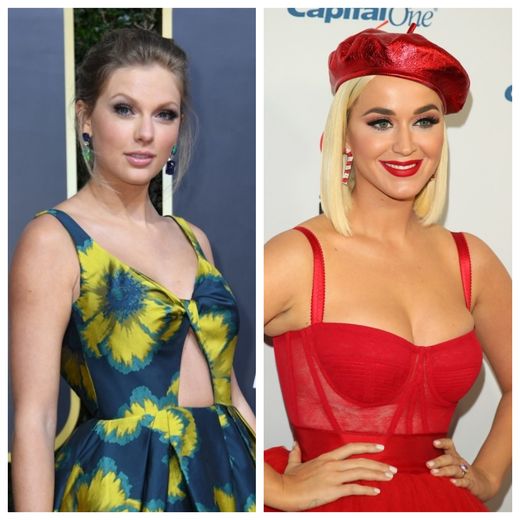 Les chanteuses américaines Taylor Swift (G) et Katy Perry (D) participeront à l'événement Stonewall Day en direct sur Youtube et Facebook.