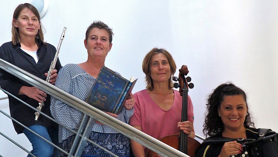 Fabienne Landès, Ann Conoir, Mathilde Comy-Robert, Emilie Marzili.