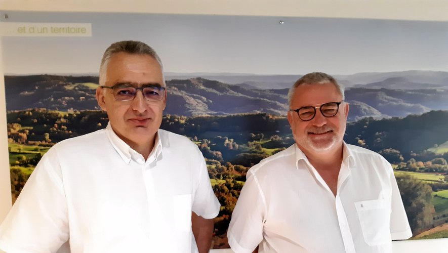 Le président d’Unicor Jean-Claude Virenque et le directeur Denis Simon, suivent le dossier de l’abattoir de Rodez de près.