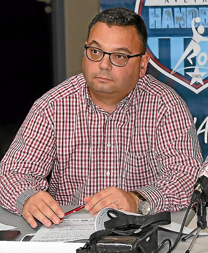 Benoît Courtin, président du Roc Aveyron handball. 