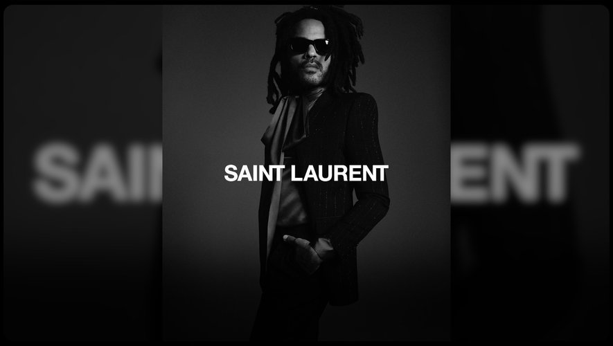 Lenny Kravitz est le nouveau visage de Saint Laurent.