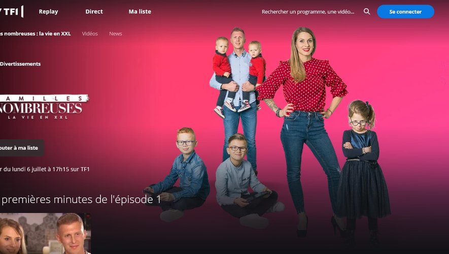 TF1 lance lundi "Familles nombreuses : la vie en XXL", un docu-réalité qui suit avec beaucoup de tendresse le quotidien de familles pas tout à fait comme les autres