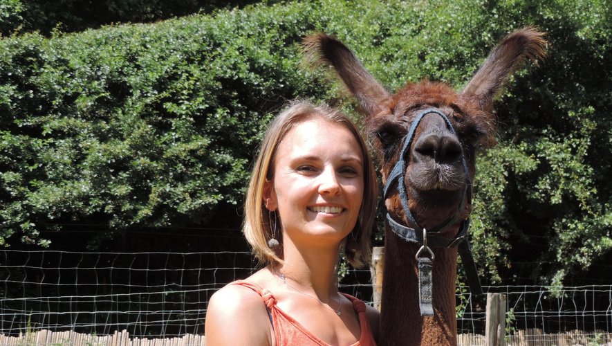 Aurélia partage sa passion pour des animaux hors du commun : les lamas et les alpagas.