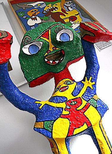 Monstres colorés au musée d’art brut
