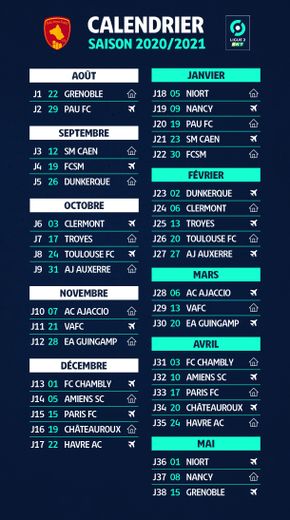 Le calendrier de Rodez.