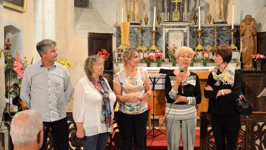 Depuis plusieurs années, l’association organise des concerts (comme ici le 18 août 2017) pour la sauvegarde de l’église Saint-Denis de Cougousse.