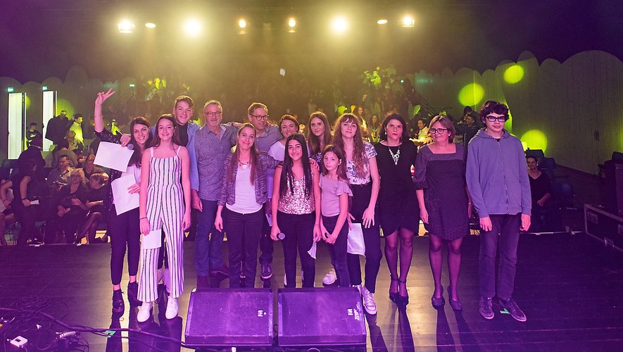 Jeunes chanteurs, musiciens et organisateurs réunis lors de l’édition 2018. 	Etienne Jammes