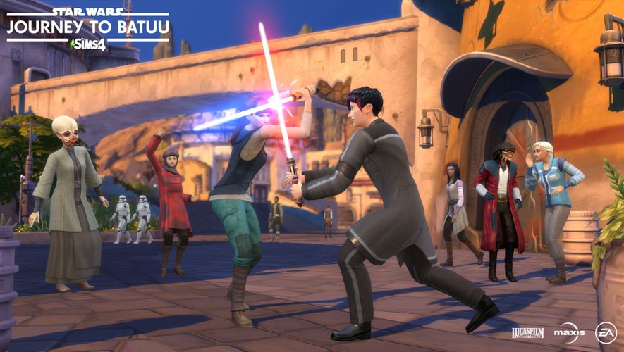 "The Sims 4 Star Wars : Voyage sur Batuu" arrive sur Steam,  Xbox One et PlayStation 4.