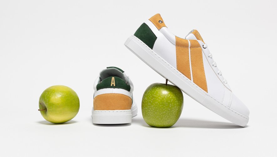 Les sneakers en cuir de pomme de la marque CAVAL.