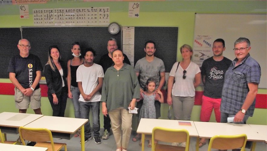 Les acteurs de la remise en état des lieux.