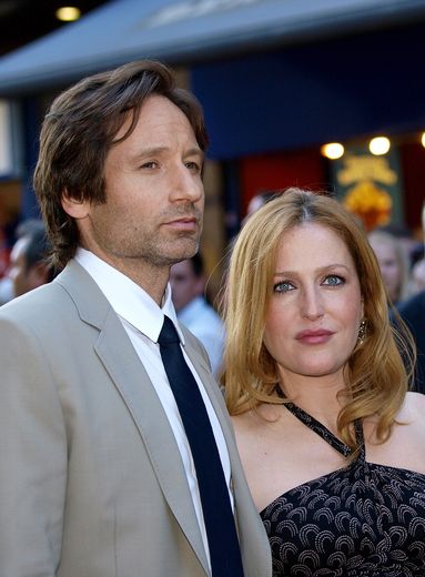 David Duchovny et Gillian Anderson, les interprètes de Fox Mulder et Dana Scully, les deux héros originaux de "X-Files"
