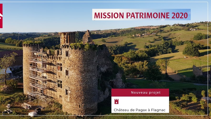 Le château de Pagax fait partie des 101 sites choisis par la "Mission Stéphane Bern".