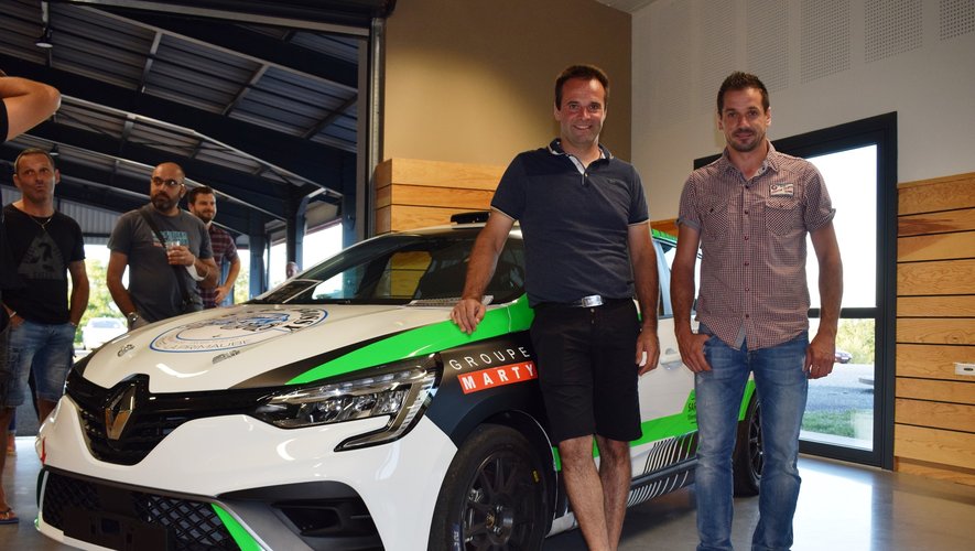 Cédric Noé et Alexandre Vignole avec leur Clio Rallye 5 Trophy