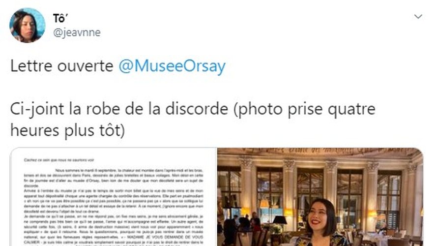 Récemment, une étudiante s'est vue refuser l'entrée au Musée d'Orsay "à cause" de son décolleté. Ce n'est malheureusement pas la première fois qu'une telle situation se produit au sein d'un musée.