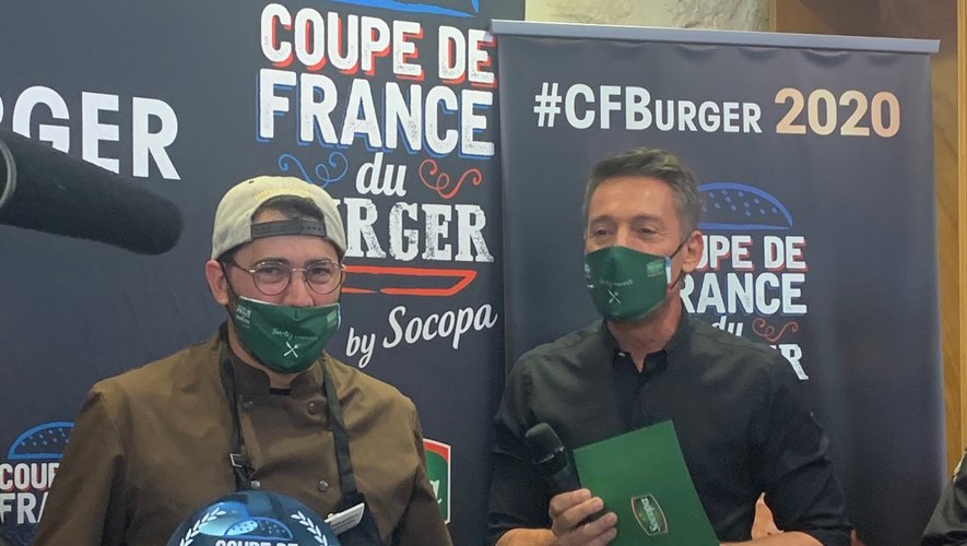 Sébastien Gaches repart avec 500€ en ayant fait succomber le public avec son burger.