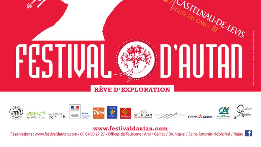 Un festival de musique  de chambre itinérant sur l’Aveyron et le Tarn.