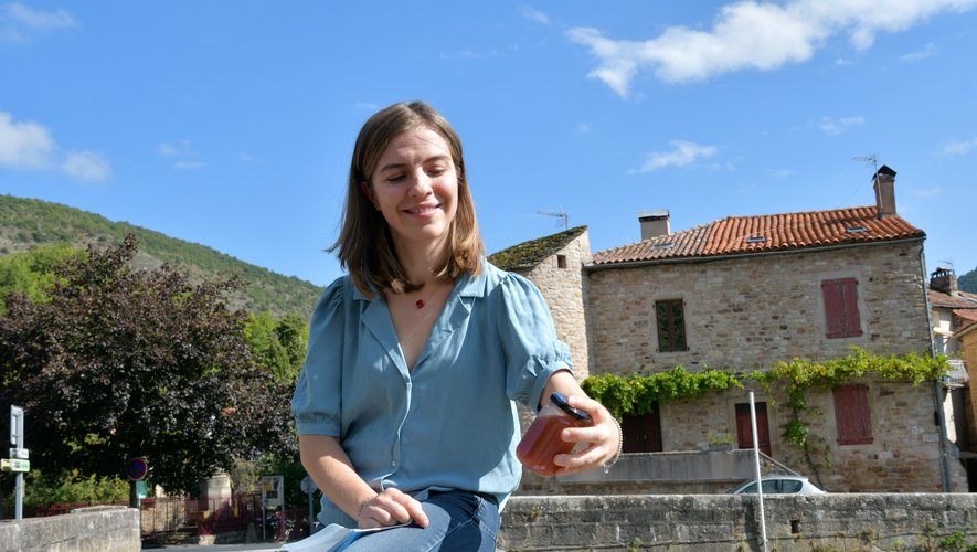 Olga Gorbatchev veut faire rayonner les produits locauxen dehors des frontières de l’Aveyron.