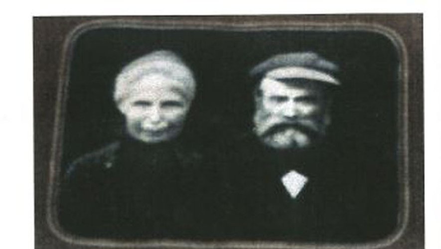 Auguste Cransac et son épouse Marie.