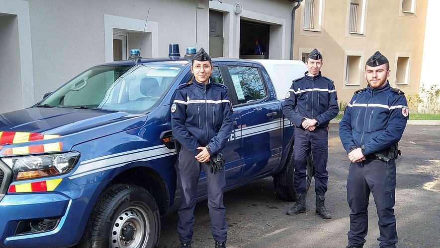 Trois nouvelles recrues à la gendarmerie.