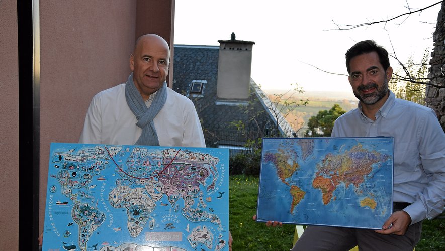 <a l’initiative du groupe Aveyron Worldwide en août 2014, Christophe Palous et Stéphane Rouquette ne cessent de voyager grâce aux membres de ce réseau.	RDS