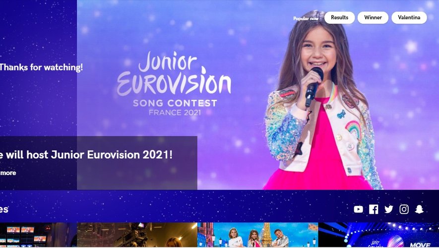 La France avait gagné le droit d'organiser ce concours, réservé aux chanteurs de 9 à 14 ans, après la victoire de sa candidate Valentina, fin novembre à Varsovie.