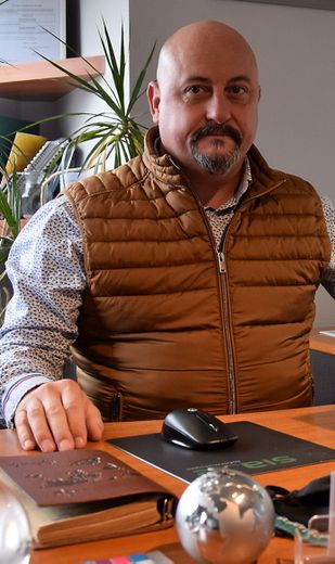 Vincent Meneghetti, le directeur de l’aéroport de Rodez-Aveyron.