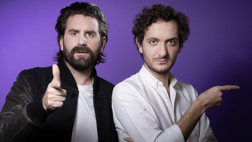 Grégoire Ludig et David Marsais, bientôt à l'affiche de "Mandibules" de Quentin Dupieux, forment le duo comique déjanté du Palmashow.