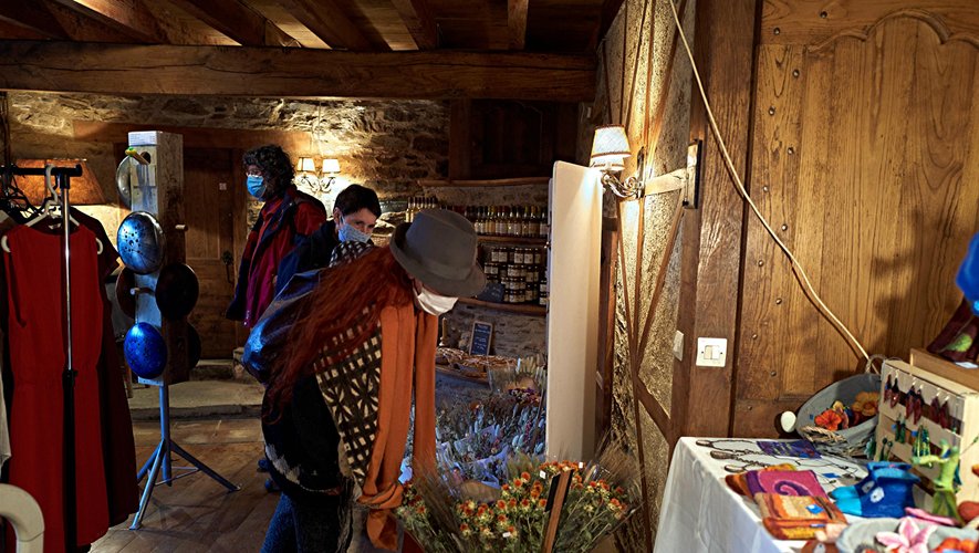 La Miellerie-Vinaigrerie s’est transformée en boutique éphémère en accueillant une dizaine d’artistes et artisans