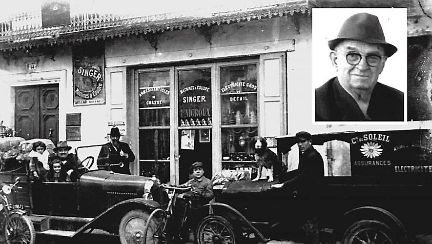 Le magasin d’Urbain Vigroux dans les années 1920.