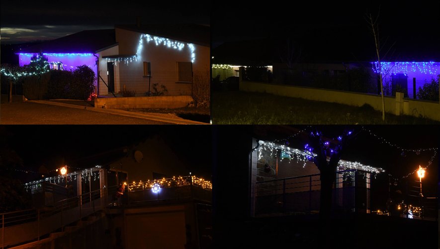 À la Baraque de Cussan, les illuminations ont fait perdurer l’ambiance festive de fin d’année.