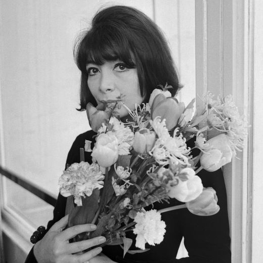 Portrait de la chanteuse française Juliette Gréco en avril 1967 à Berlin.