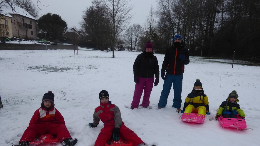 La neige a fait le bonheur des enfants !